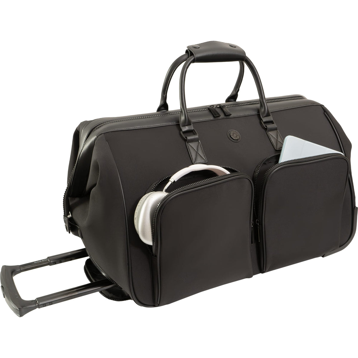 Max Studio The Atlas 22 Inch Sport Nylon Rolling Duffel