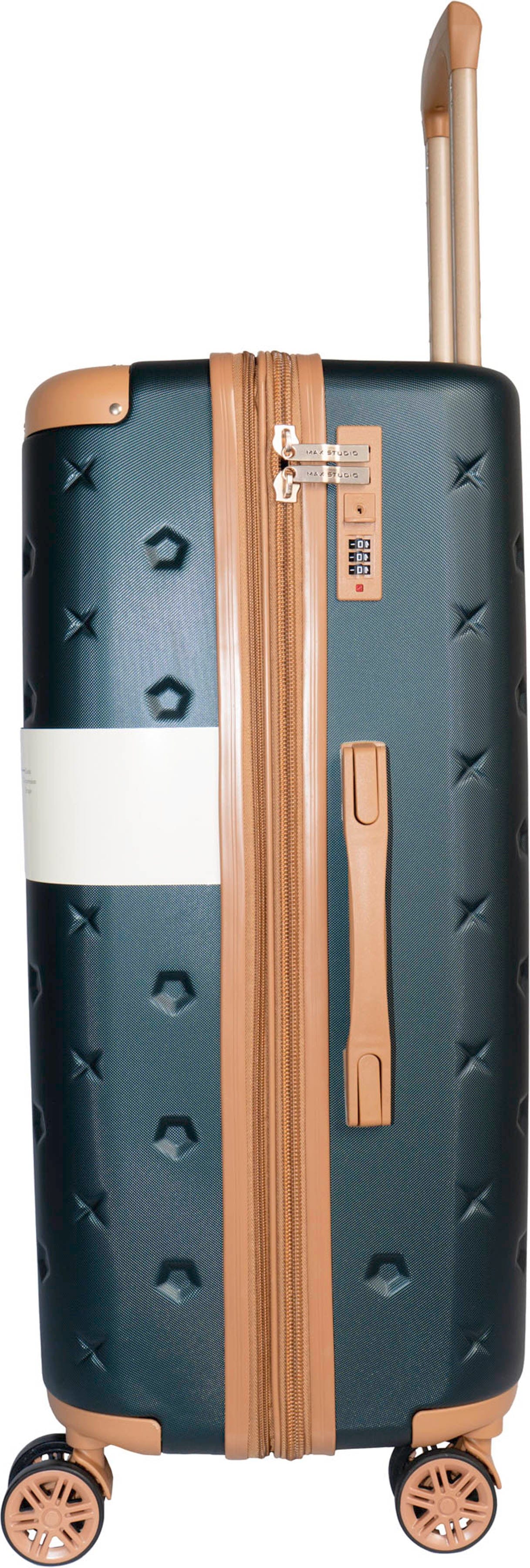 Max Studio Hard Sided ABS 3-Piece The Bucharest Luggage Set