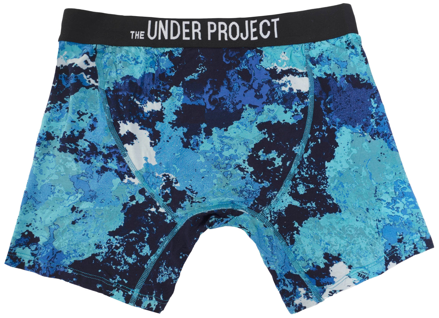 Veil Camo x UP Boxers Aqueous Blue Camo Print Modal Boxer Brief