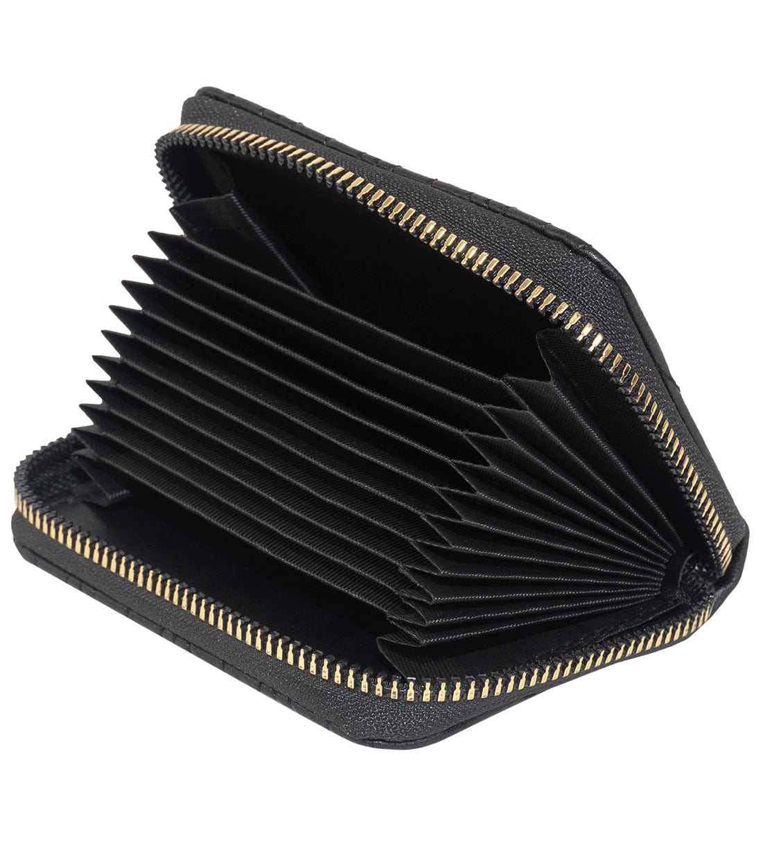 Rebecca & Rifka Smooth Abstract Quilt Medallion Zip Accordian Wallet